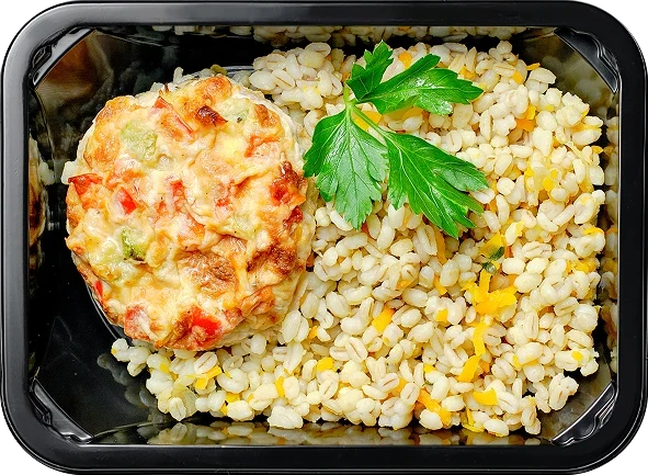 Барли по-купечески<br/>Куриная ватрушка с овощами