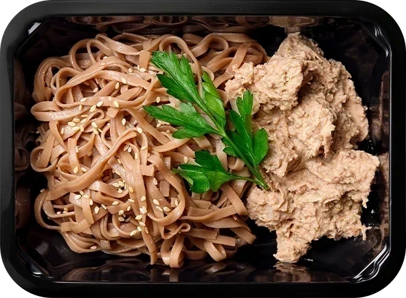 Сациви из курицы<br/>Соба с кунжутом