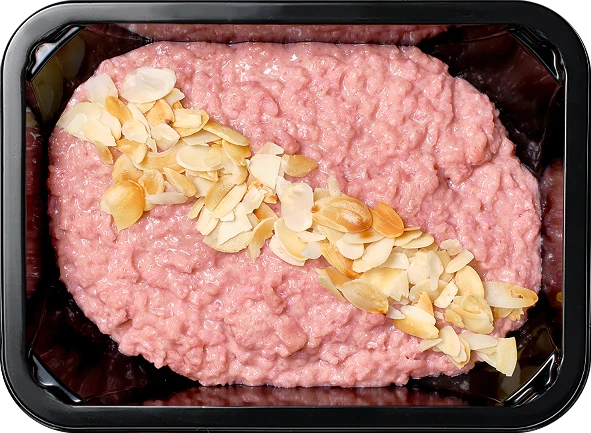 Каша рисовая с вишней и миндалем